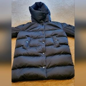 Zara Puffer Down oversized winter jacket size XS. Grey duck down